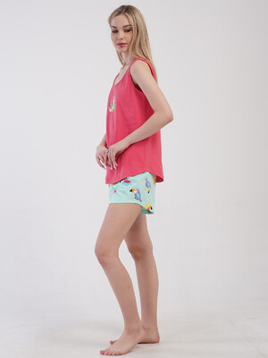 Купить Хлопковый домашний комплект из майки и шорт VIENETTA 4101296907 в Украина в Lingerie.ua - Одяг для дому та відпочинку, Фото 5