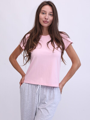 Купить Однотонная женская футболка универсальная LINGERIE 170782 в Украина в Lingerie.ua - Одяг для дому та відпочинку, Фото 6