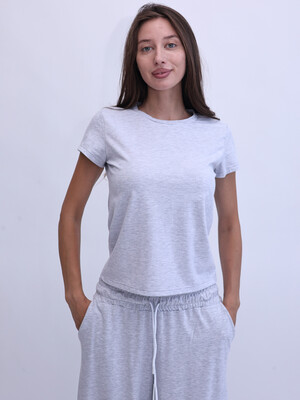 Купить Однотонная женская футболка универсальная LINGERIE 170782 в Украина в Lingerie.ua - Одяг для дому та відпочинку, Фото 5