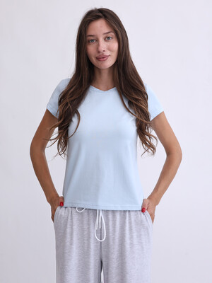 Купить Однотонная женская футболка универсальная LINGERIE 170782 в Украина в Lingerie.ua - Одяг для дому та відпочинку, Фото 19