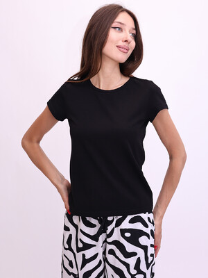 Купить Однотонна жіноча футболка універсальна LINGERIE 170782 в Украина в Lingerie.ua - Одяг для дому та відпочинку, Фото 3