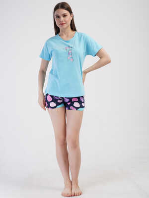 Купить Бавовняний комплект з шортами VIENETTA 4082511337 в Украина в Lingerie.ua - Одяг для дому та відпочинку, Фото 3