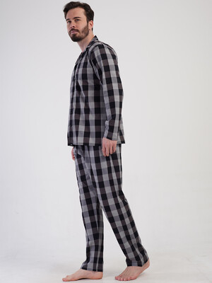 Купить Бавовняна класична піжама з довгим рукавом VIENETTA MAN 4091900668 в Украина в Lingerie.ua - Одяг для дому та відпочинку, Фото 5