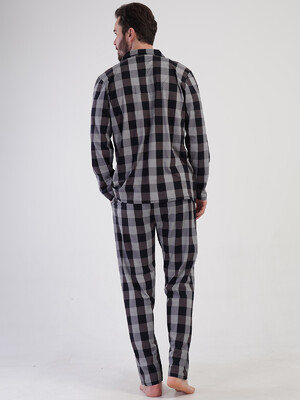 Купить Бавовняна класична піжама з довгим рукавом VIENETTA MAN 4091900668 в Украина в Lingerie.ua - Одяг для дому та відпочинку, Фото 6