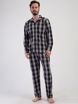 Купить Бавовняна класична піжама з довгим рукавом VIENETTA MAN 4091900668 в Украина в Lingerie.ua - Одяг для дому та відпочинку, Фото 7