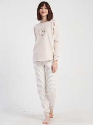 Купить Фланелевый домашний костюм с длинным рукавом VIENETTA 5010410000 в Украина в Lingerie.ua - Одяг для дому та відпочинку, Фото 3