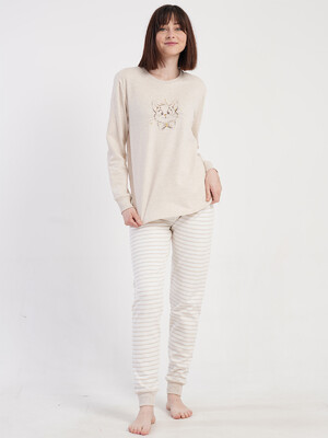 Купить Фланелевый домашний костюм с длинным рукавом VIENETTA 5010410000 в Украина в Lingerie.ua - Одяг для дому та відпочинку, Фото 7