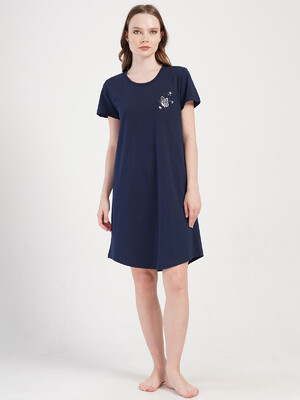 Бавовняна туніка з коротким рукавом VIENETTA 4070810000