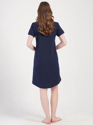 Купить Хлопковая туника с коротким рукавом VIENETTA 4070810000 в Украина в Lingerie.ua - Одяг для дому та відпочинку, Фото 4