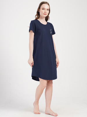 Купить Хлопковая туника с коротким рукавом VIENETTA 4070810000 в Украина в Lingerie.ua - Одяг для дому та відпочинку, Фото 6