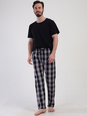 Купить Бавовняні домашні штани чоловічі великого розміру VIENETTA MAN 4091840668 в Украина в Lingerie.ua - Одяг для дому та відпочинку, Фото 3