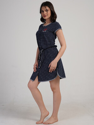 Купить Бавовняний халат жіночий на ґудзиках VIENETTA 5033701404 в Украина в Lingerie.ua - Одяг для дому та відпочинку, Фото 3