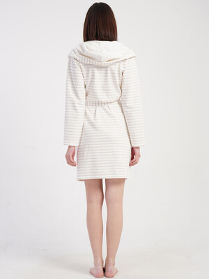 Купить Байковый халат женский на запах с капюшоном VIENETTA 5010430000 в Украина в Lingerie.ua - Одяг для дому та відпочинку, Фото 6