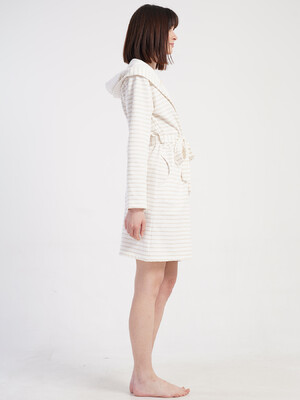 Купить Байковый халат женский на запах с капюшоном VIENETTA 5010430000 в Украина в Lingerie.ua - Одяг для дому та відпочинку, Фото 8