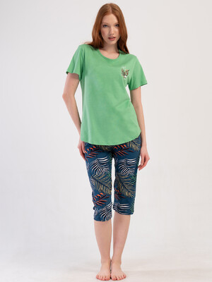 Купить Бавовняний комплект великого розміру з капрі VIENETTA 4092275136 в Украина