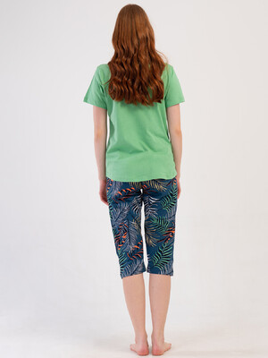 Купить Бавовняний комплект великого розміру з капрі VIENETTA 4092275136 в Украина в Lingerie.ua - Одяг для дому та відпочинку, Фото 8