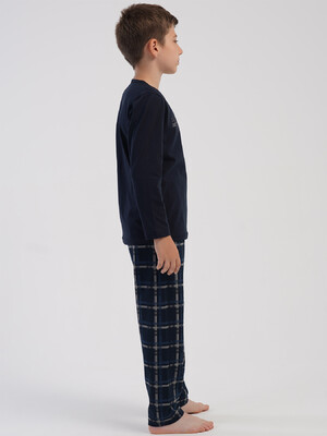 Купить Хлопковый домашний комплект с длинным рукавом для мальчика VIENETTA KIDS 5030980512 в Украина в Lingerie.ua - Одяг для дому та відпочинку, Фото 7