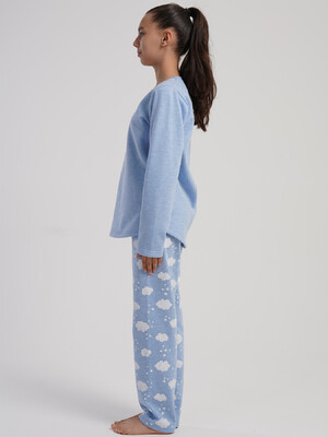 Купить Байковый домашний комплект для девочки VIENETTA KIDS 5030891071 в Украина в Lingerie.ua - Одяг для дому та відпочинку, Фото 4