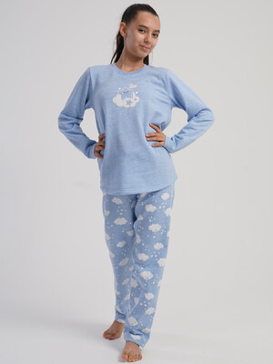 Купить Байковый домашний комплект для девочки VIENETTA KIDS 5030891071 в Украина в Lingerie.ua - Одяг для дому та відпочинку, Фото 5