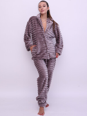 Купить Теплий плюшевий домашній костюм LINGERIE 170807 Шарпей в Украина в Lingerie.ua - Одяг для дому та відпочинку, Фото 4