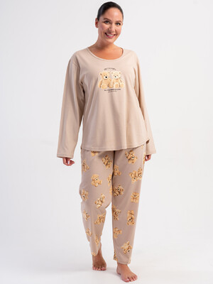 Купить Хлопковый домашний комплект большого размера VIENETTA 5040550612 в Украина в Lingerie.ua - Одяг для дому та відпочинку, Видео