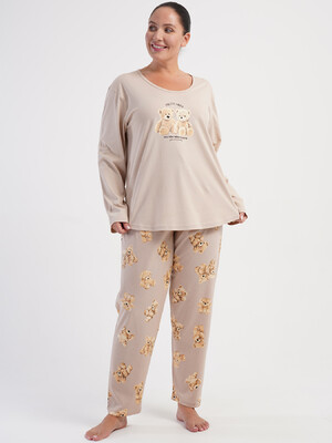 Купить Хлопковый домашний комплект большого размера VIENETTA 5040550612 в Украина в Lingerie.ua - Одяг для дому та відпочинку, Фото 2