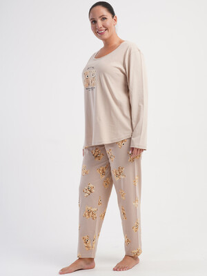 Купить Хлопковый домашний комплект большого размера VIENETTA 5040550612 в Украина в Lingerie.ua - Одяг для дому та відпочинку, Фото 3