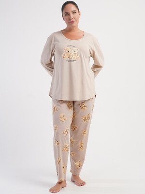 Купить Хлопковый домашний комплект большого размера VIENETTA 5040550612 в Украина в Lingerie.ua - Одяг для дому та відпочинку, Фото 4