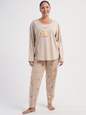 Купить Хлопковый домашний комплект большого размера VIENETTA 5040550612 в Украина в Lingerie.ua - Одяг для дому та відпочинку, Фото 6