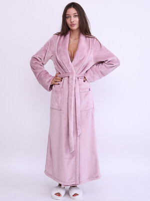 Купить Теплий довгий халат з велсофту LINGERIE 170810 в Украина в Lingerie.ua - Одяг для дому та відпочинку, Фото 10