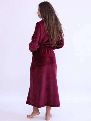 Купить Теплий довгий халат з велсофту LINGERIE 170810 в Украина в Lingerie.ua - Одяг для дому та відпочинку, Фото 8