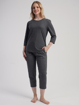 Купить Хлопковый домашний комплект с длинным рукавом VIENETTA 5031022098 в Украина в Lingerie.ua - Одяг для дому та відпочинку, Фото 7