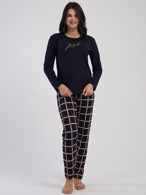 Купить Хлопковый домашний женский костюм с брюками VIENETTA 5031550083 в Украина в Lingerie.ua - Одяг для дому та відпочинку, Фото 5