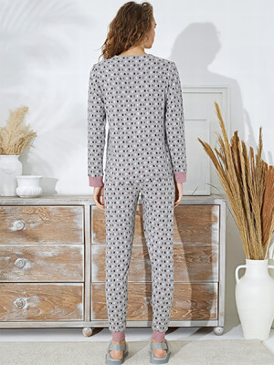 Купить Пижама женская с длинным рукавом SEVIM 15052 в Украина в Lingerie.ua - Одяг для дому та відпочинку, Фото 2