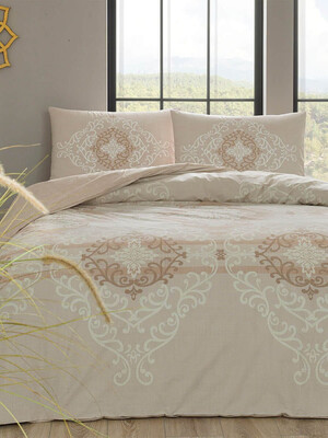 Комплект постільної білизни двоспальний TAC Ellie (ранфорс)