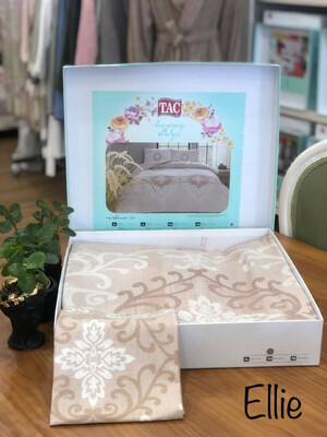 Купить Комплект постельного белья двуспальный TAC Ellie (ранфорс) в Украина в Lingerie.ua - Одяг для дому та відпочинку, Фото 2