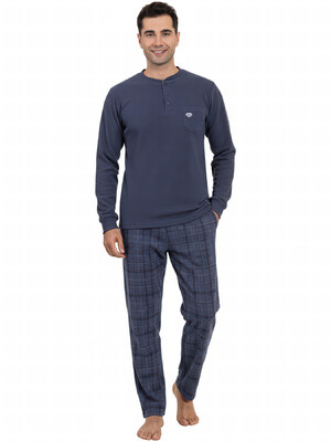 Купить Домашний мужской комплект с длинным рукавом GUAVA 3494 в Украина