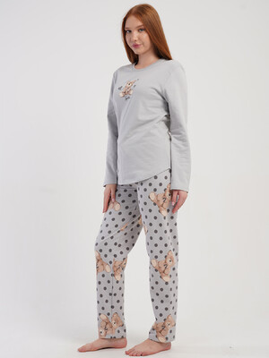 Купить Бавовняний домашній комплект з довгим рукавом VIENETTA 5031450566 в Украина в Lingerie.ua - Одяг для дому та відпочинку, Фото 2