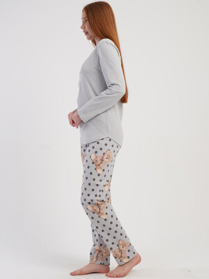 Купить Бавовняний домашній комплект з довгим рукавом VIENETTA 5031450566 в Украина в Lingerie.ua - Одяг для дому та відпочинку, Фото 3