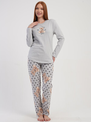 Купить Бавовняний домашній комплект з довгим рукавом VIENETTA 5031450566 в Украина в Lingerie.ua - Одяг для дому та відпочинку, Фото 6