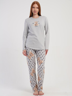 Купить Бавовняний домашній комплект з довгим рукавом VIENETTA 5031450566 в Украина в Lingerie.ua - Одяг для дому та відпочинку, Фото 7