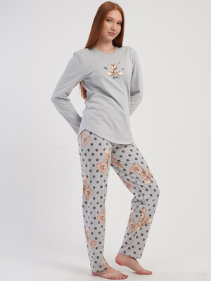 Купить Бавовняний домашній комплект з довгим рукавом VIENETTA 5031450566 в Украина в Lingerie.ua - Одяг для дому та відпочинку, Фото 8