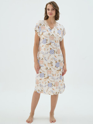 Ночная сорочка из вискозы с коротким рукавом SEVIM 17330