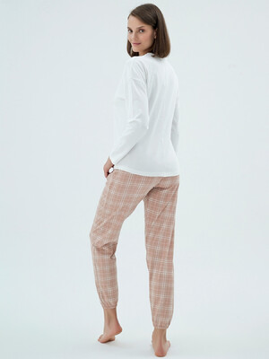 Купить Бавовняний домашній комплект з довгим рукавом SEVIM 17144 в Украина в Lingerie.ua - Одяг для дому та відпочинку, Фото 2