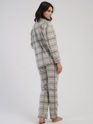 Купить Тепла флісова класична піжама VIENETTA 1618481129 в Украина в Lingerie.ua - Одяг для дому та відпочинку, Фото 6