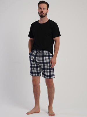 Купить Хлопковые мужские шорты в клетку VIENETTA MAN 5031790591 в Украина в Lingerie.ua - Одяг для дому та відпочинку, Фото 2