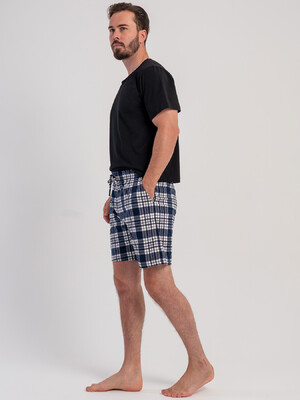 Купить Хлопковые мужские шорты в клетку VIENETTA MAN 5031790591 в Украина в Lingerie.ua - Одяг для дому та відпочинку, Фото 3