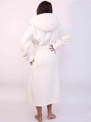 Купить Плюшевый теплый халат с капюшоном LINGERIE 170832 в Украина в Lingerie.ua - Одяг для дому та відпочинку, Фото 4