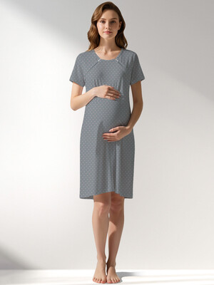 Купить Бавовняна туніка для вагітних і годуючих мам VIENETTA 5090021248 в Украина