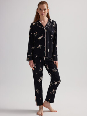 Купить Хлопковый домашний комплект с длинным рукавом HAYS 62211 в Украина